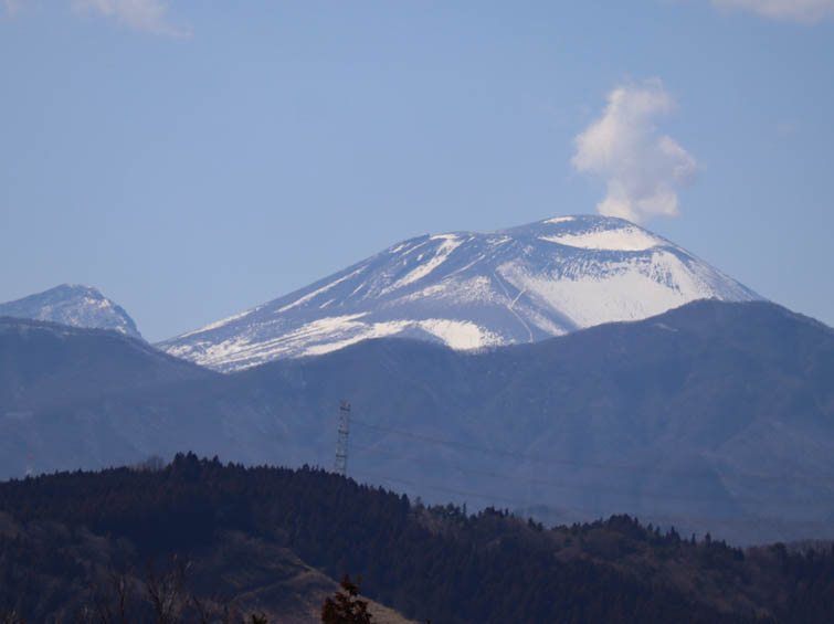 妙義山と周囲の山々