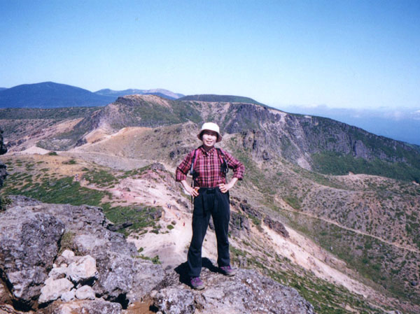 photo：山頂から鉄山方面・安達太良山山頂