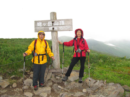 photo：姥ヶ岳山頂・月山
