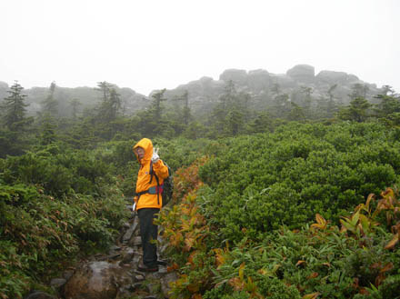 photo：梵天岩が見えた・西吾妻山登山