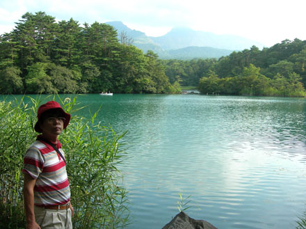 photo：毘沙門沼と磐梯山