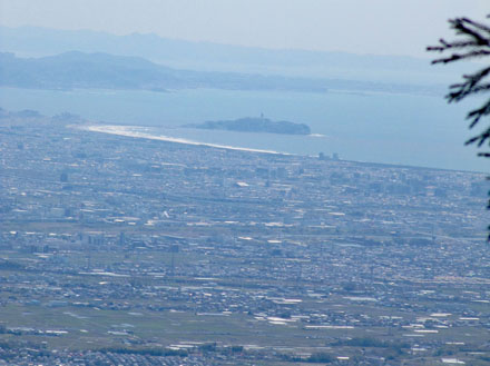 photo：江ノ島が見える・大山山頂