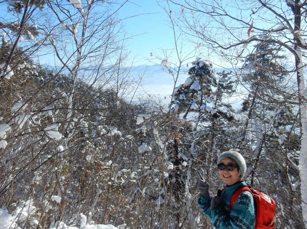 photo：志賀高原方面を見る・大峰山南登山道から