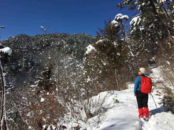photo：大峰山を見ながら・地附山