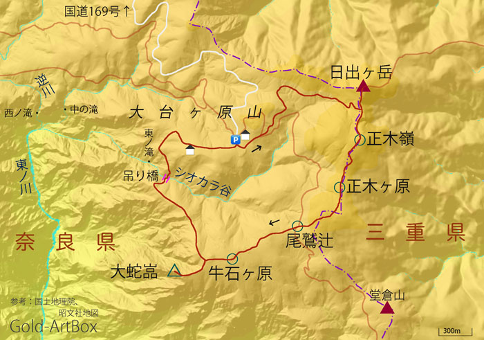 photo：地図・大台ヶ原