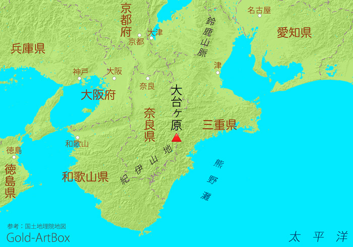 photo：地図大台ヶ原