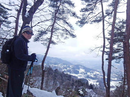 photo：アルプスは見えない・茶臼山