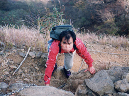 photo：鎖場もあった・丹沢山