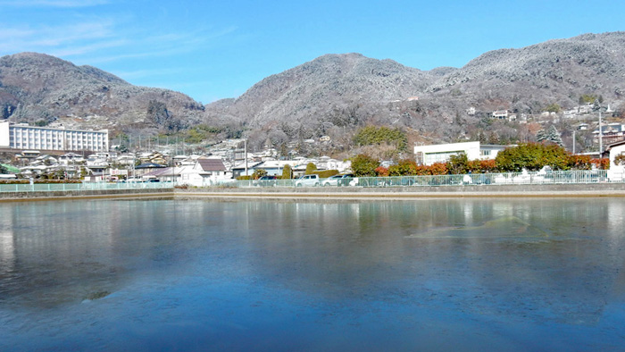 写真・善光寺さん裏山雪景色
