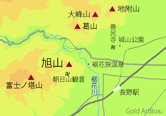 地図・旭山