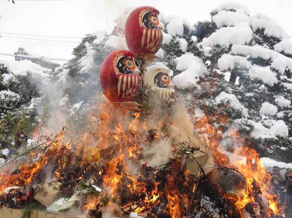 写真・善光寺お焚き上げ1