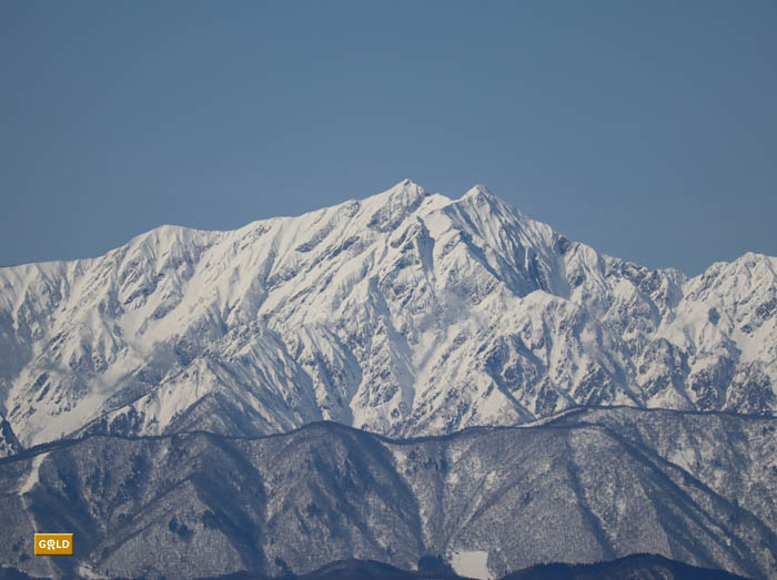 鹿島槍ヶ岳：茶臼山から