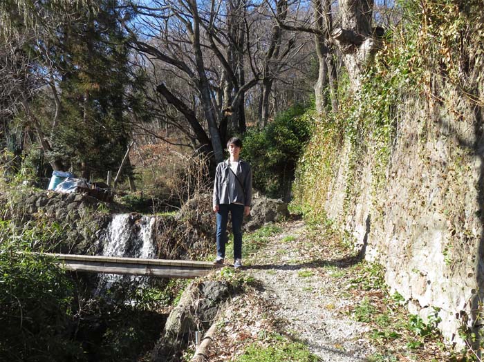 photo：滝になっている・長野市内大峰沢