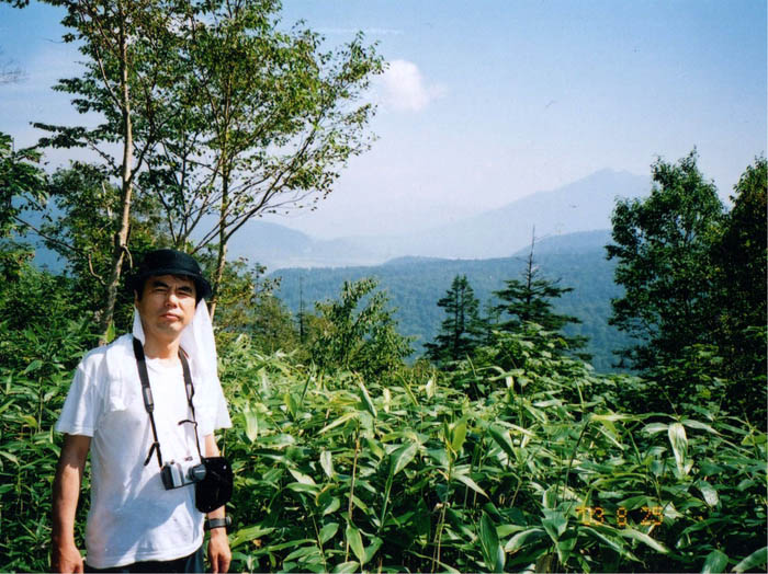 photo：かすかに見える燧ヶ岳