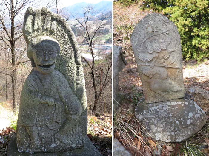 photo：奪衣婆像　摩利支天像・霊諍山　千曲市大雲寺自然探勝園