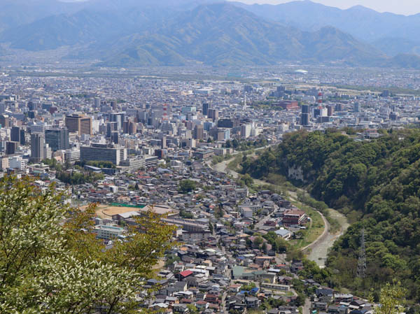 photo：裾花川・頼朝山山頂から