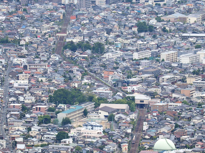 photo：幾何学的な長野電鉄の線路