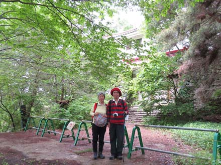 photo：立入禁止の頂上にて：大峰山