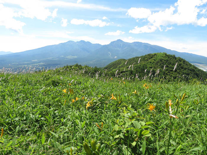 photo：八ヶ岳　手前は平沢山：大盛山